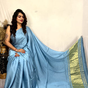 Modal Silk Lagdi Zari Pallu Saree