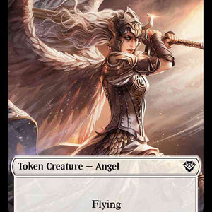 Angel Token (03) // Elemental Token (21) [Outlaws of Thunder Junction: Commander: Tokens] [Non-Foil]