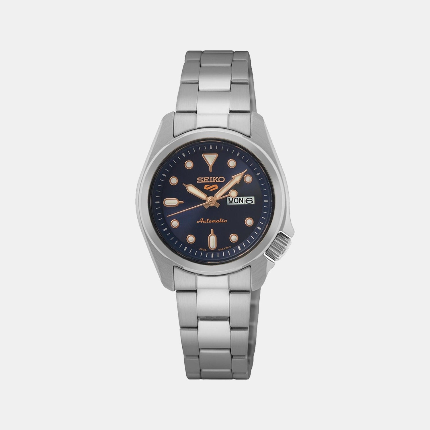 5 Sports Women Automatic Blue Dial Analog Stainless Steel Watch SRE003K1