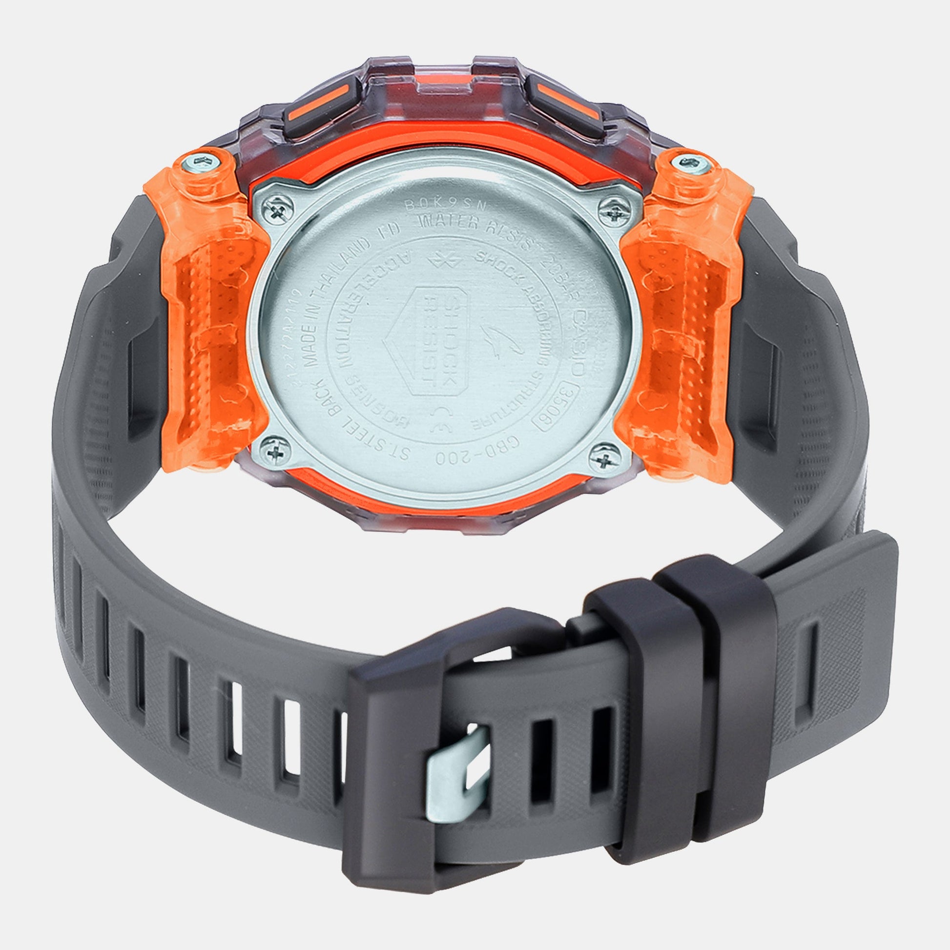 G-Shock Men Quartz Orange Dial Digital Resin Watch G1195