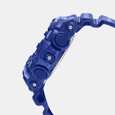 G-Shock Men Quartz Blue Dial Analog-Digital Resin Watch G1256