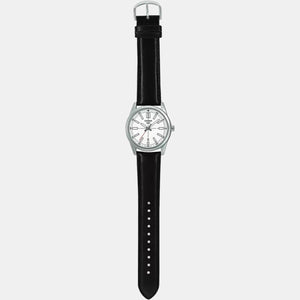 Enticer Men Quartz Black Dial Analog Leather Watch A1953