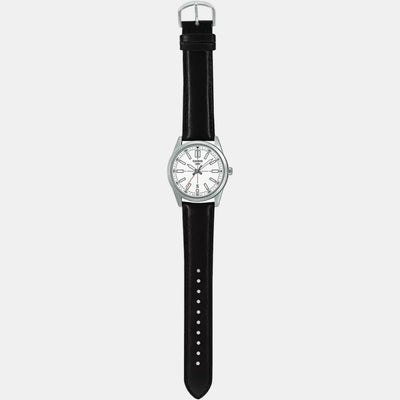 Enticer Men Quartz Black Dial Analog Leather Watch A1953