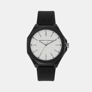 Andrea Men Quartz White Dial Analog Silicone Watch AX4600