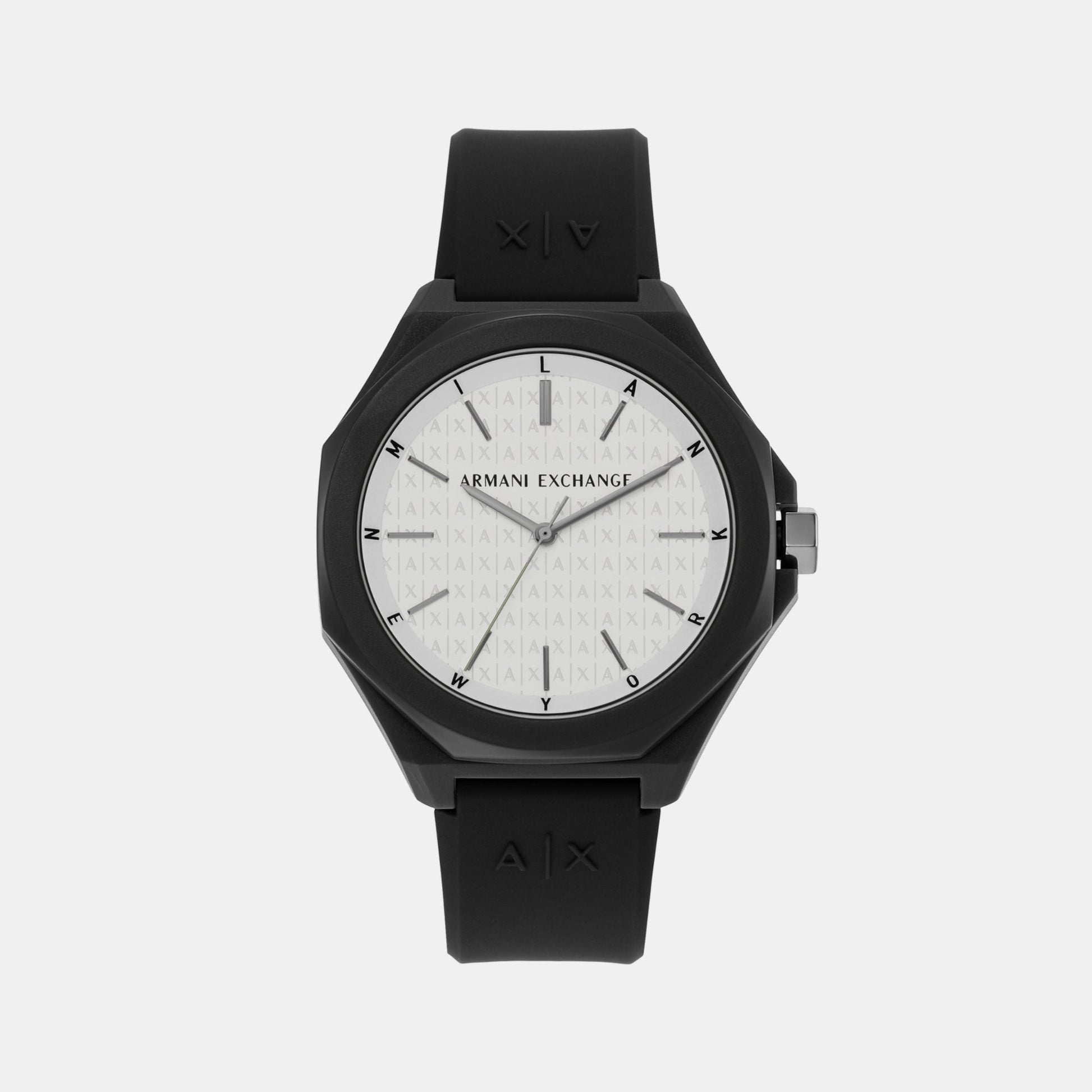 Andrea Men Quartz White Dial Analog Silicone Watch AX4600