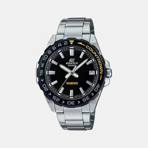 Edifice Men Quartz Black Dial Analog Resin Watch ED481