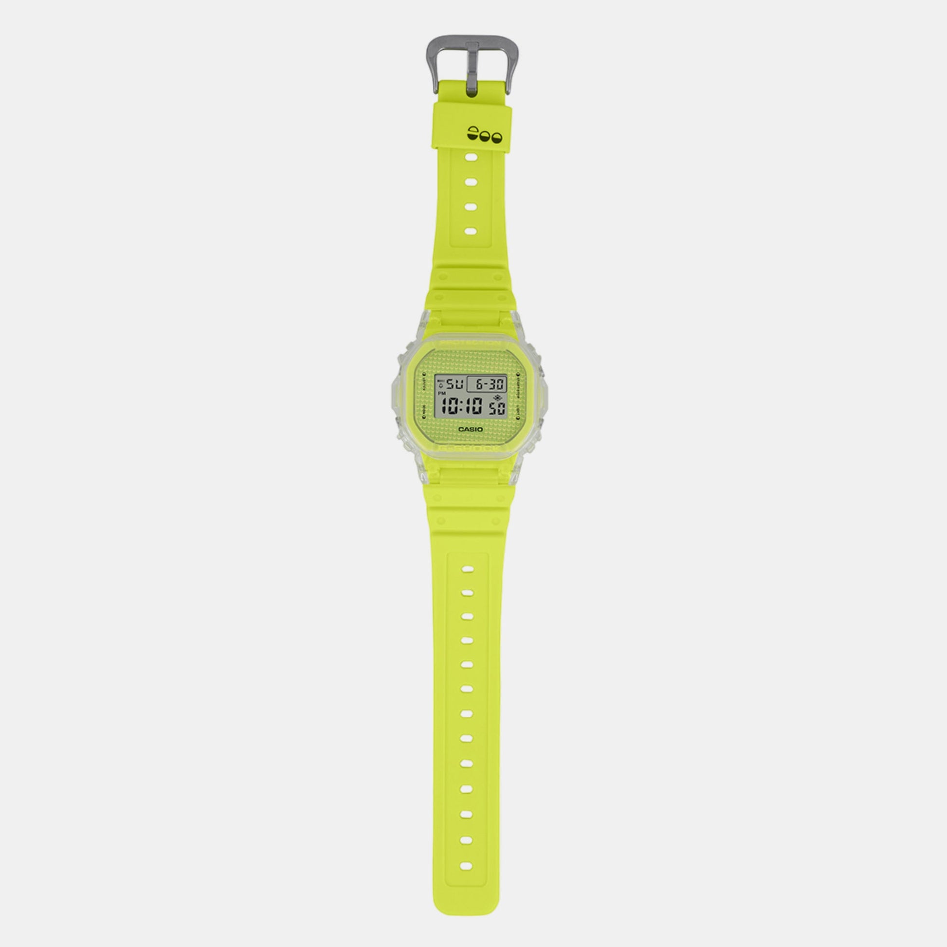 G-Shock Men Quartz Yellow Dial Digital Resin Watch G1360