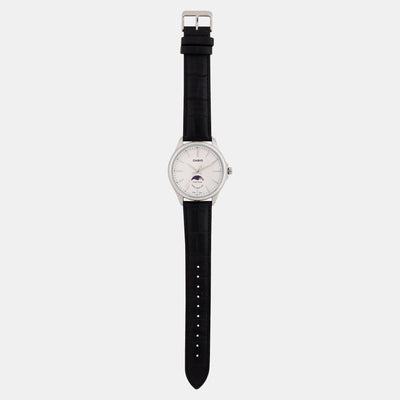 Enticer Men Quartz White Dial Analog Leather Watch A2168