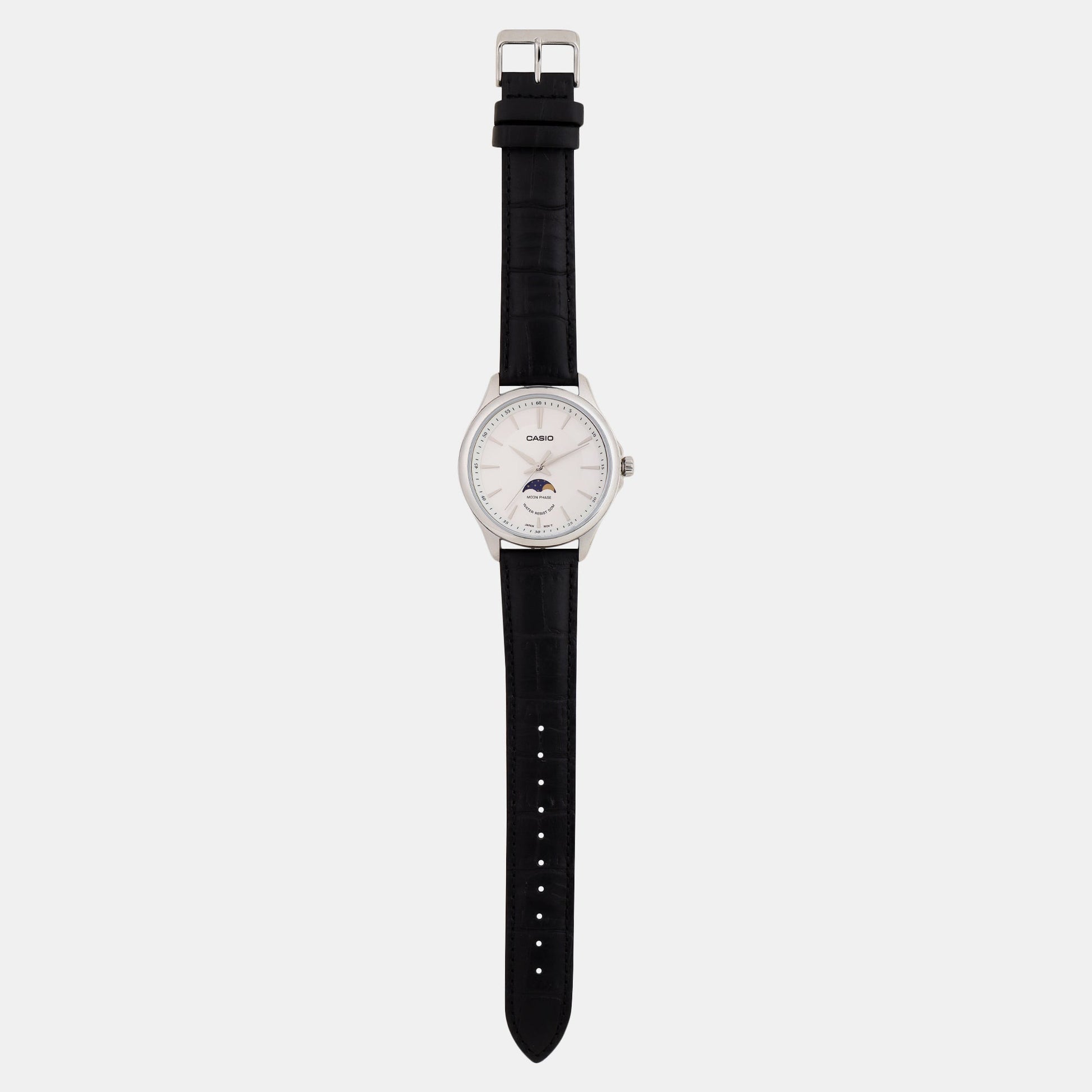 Enticer Men Quartz White Dial Analog Leather Watch A2168