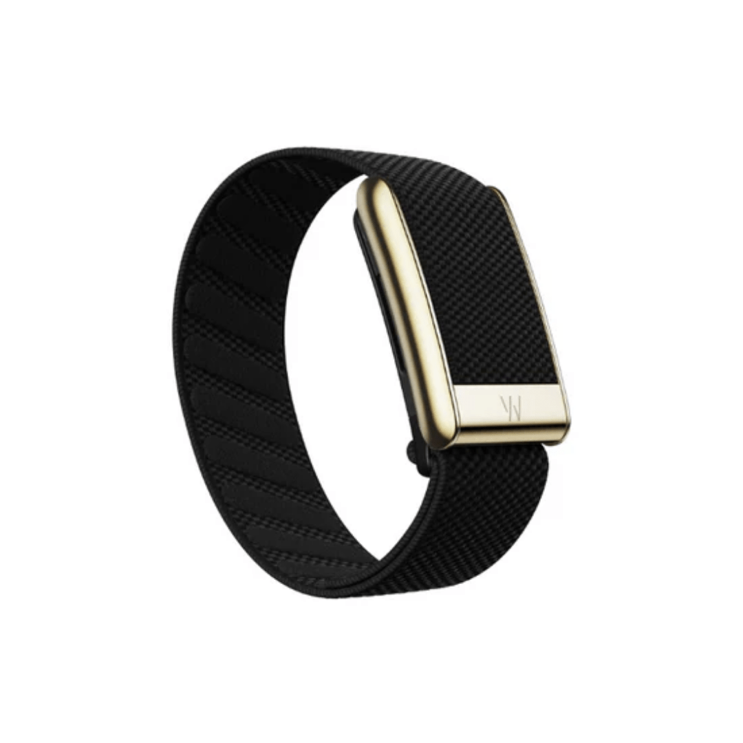 Whoop 5.0 Superknit Luxe Obsidian with Gold Band (Strap Only)