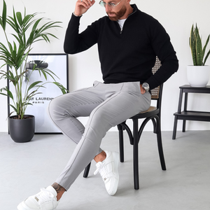 CAPO Egyptian Cotton Black 1/4 Zip
