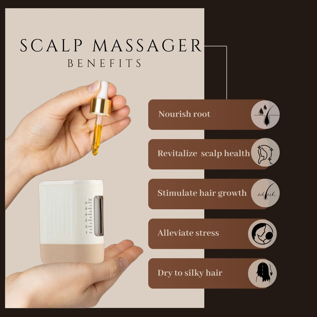 Upyogaa 3 in 1 Electric Scalp Massager | 1 Year Warranty