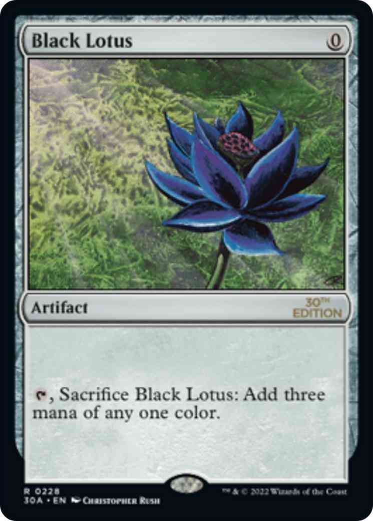 Black Lotus [228] [30th Anniversary Edition] [Non-Foil]