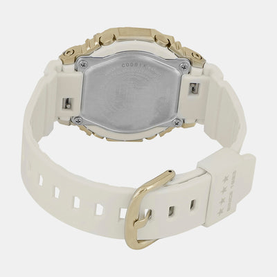 G-Shock Women Quartz White Dial Analog-Digital Resin Watch G1358