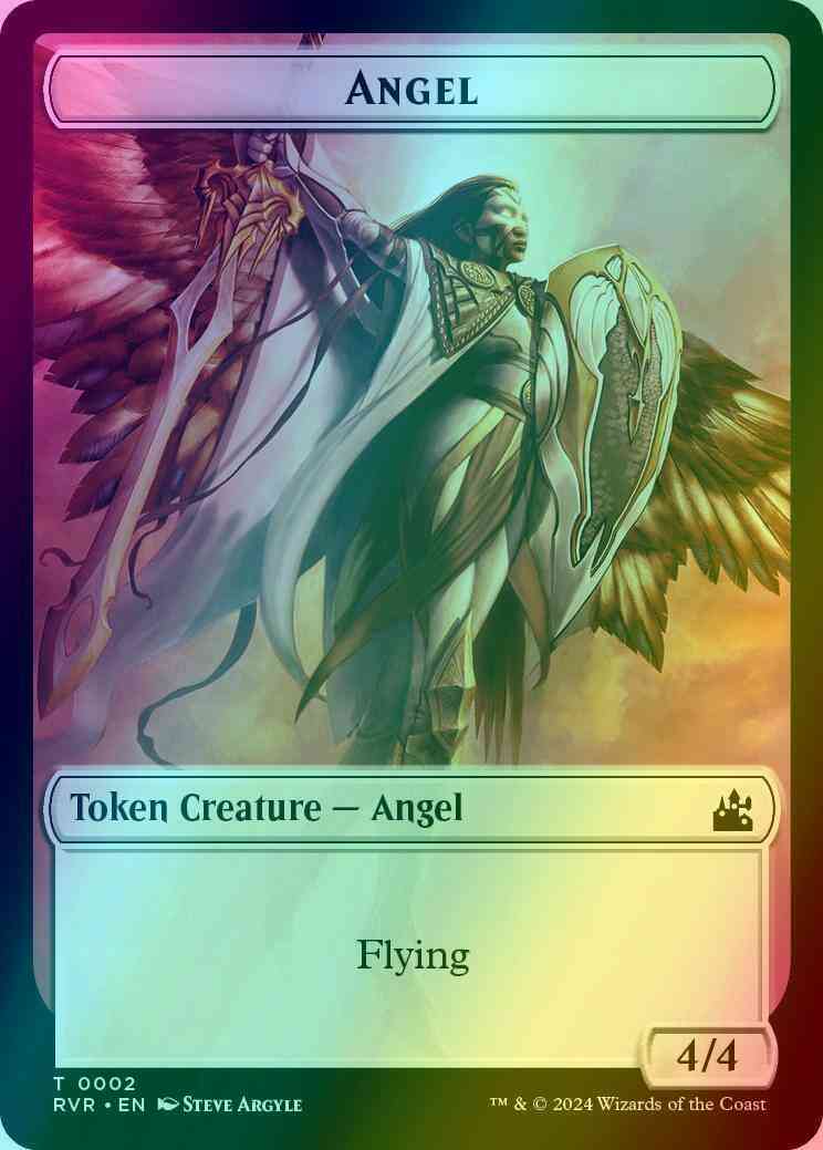 Angel Token (02) // Bird Token (01) [Ravnica Remastered: Tokens] [Foil]