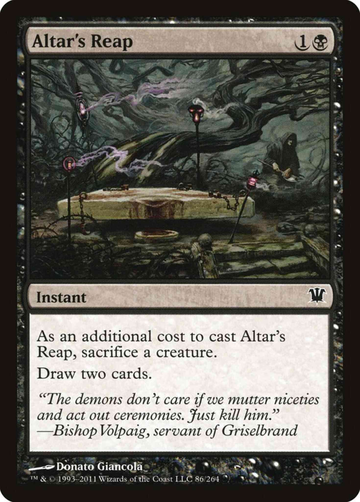 Altar's Reap [86] [Innistrad] [Non-Foil]