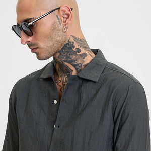 Grey Crinkle Shirt