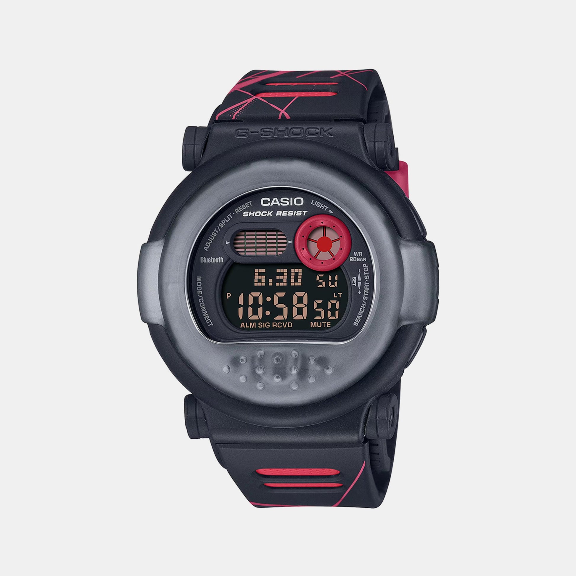 G-Shock Men Quartz Black Dial Digital Resin Watch G1342