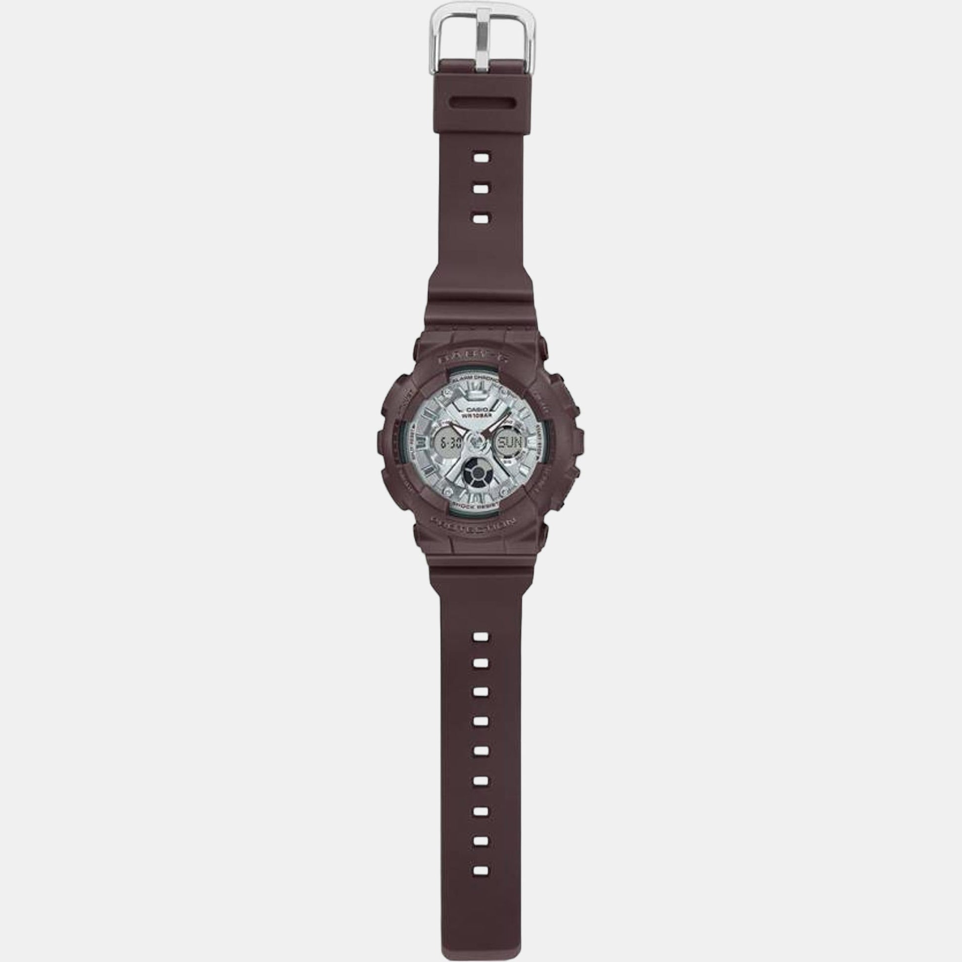 Baby-G Women Quartz Silver Dial Analog-Digital Resin Watch B229