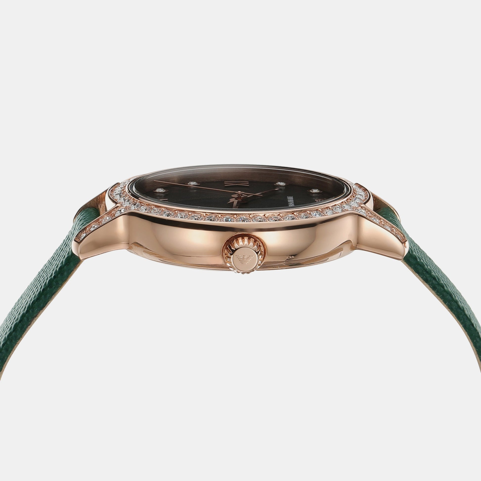 Cleo Women Quartz Green Dial Analog Leather Watch AR11577