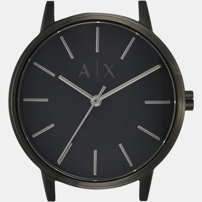 Cayde Men Quartz Black Dial Analog Stainless Steel Watch AX2701