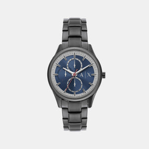 Dante Men Quartz Blue Dial Chronograph Stainless Steel Watch AX1871
