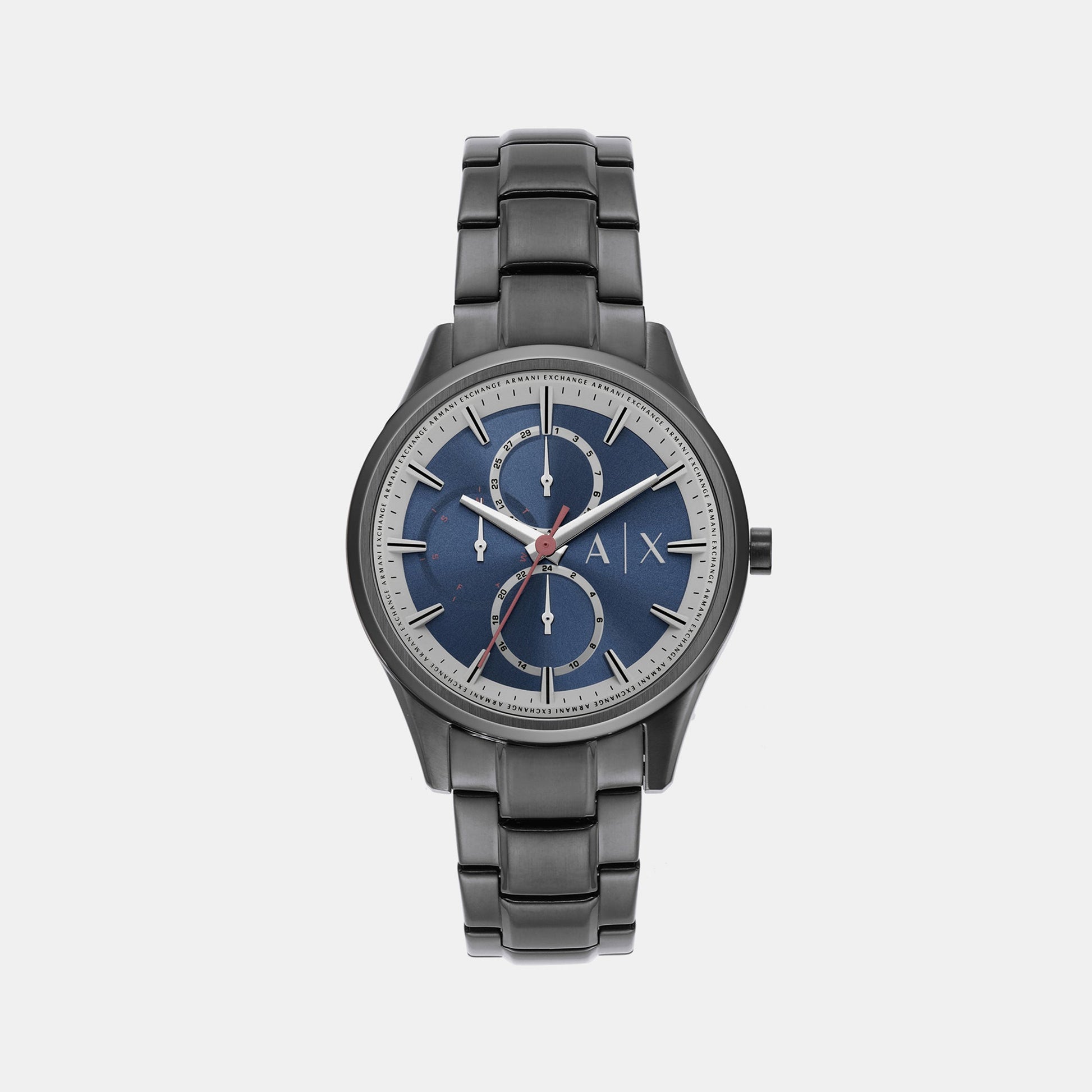 Dante Men Quartz Blue Dial Chronograph Stainless Steel Watch AX1871