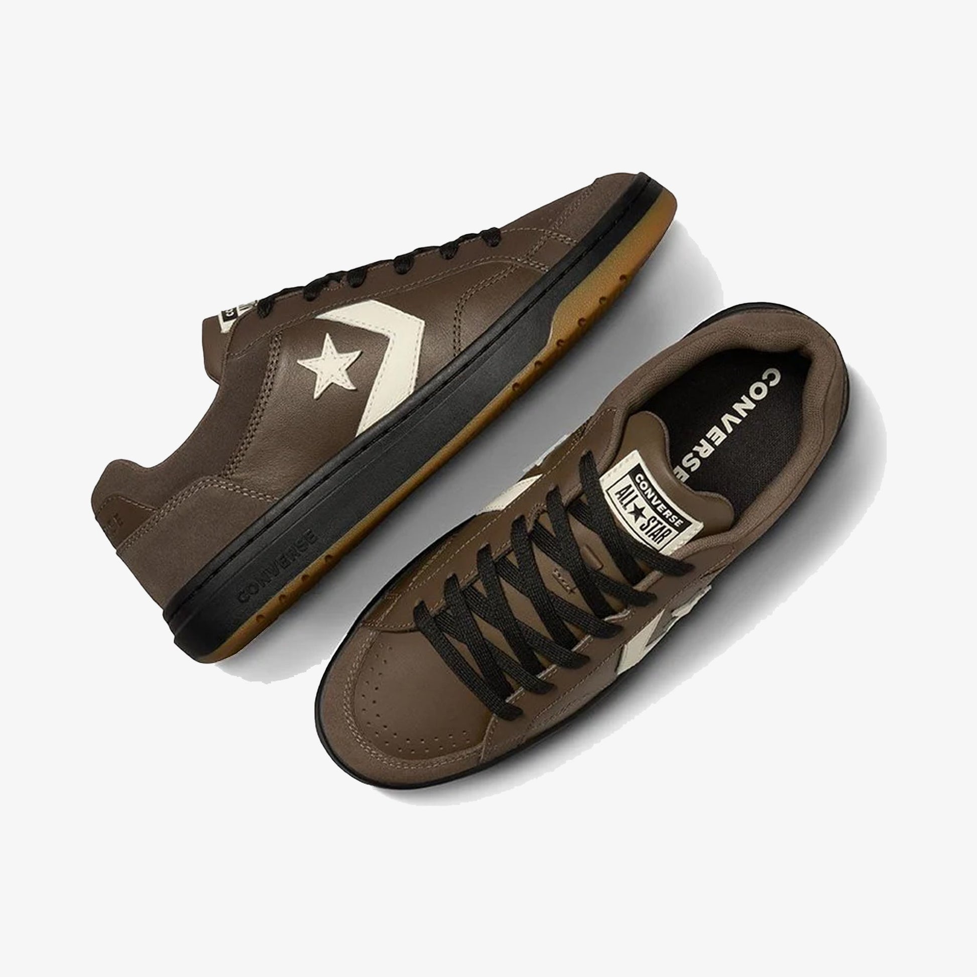 CONVERSE | PRO BLAZE CLASSIC LEATHER & SUEDE { COFFEE