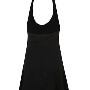 Juicy Couture Logo halter mini dress