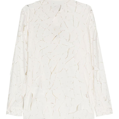 Post Archive Faction Cut-out detail nylon shirt