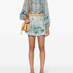 Zimmermann Ottie Tuck Linen Shorts