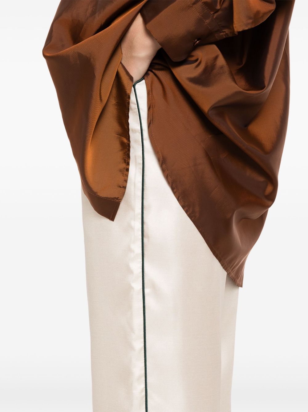F.R.S . Silk printed trousers