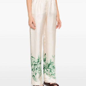 F.R.S . Silk printed trousers
