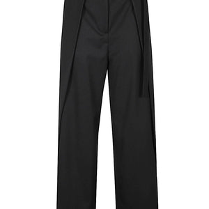 Erika Cavallini Semi-Couture Wool twill Amelia trousers