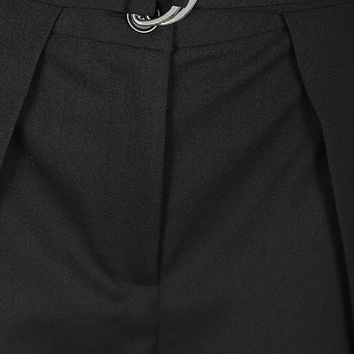 Erika Cavallini Semi-Couture Wool twill Amelia trousers