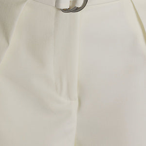 Erika Cavallini Semi-Couture Wool twill Amelia trousers