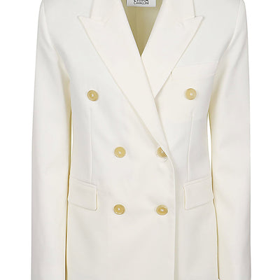 Erika Cavallini Semi-Couture Wool twill Alberta jacket