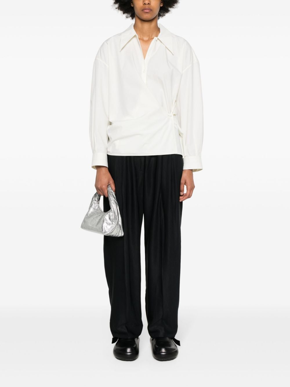Studio Nicholson Pre Wool wide leg trousers