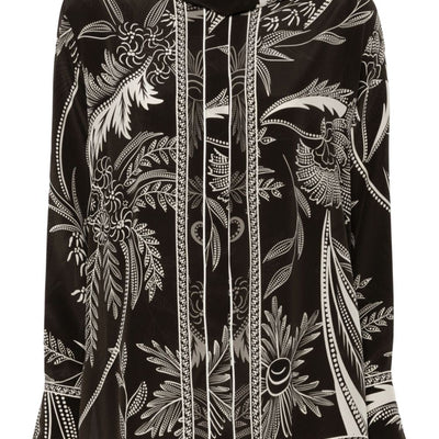 F.R.S . Printed silk shirt