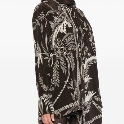 F.R.S . Printed silk shirt