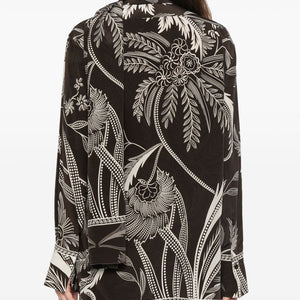 F.R.S . Printed silk shirt