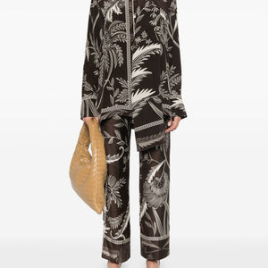 F.R.S . Printed silk shirt