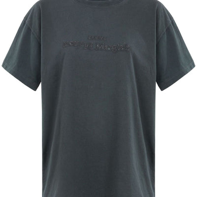 Maison Margiela Logo-embroidered cotton T-shirt
