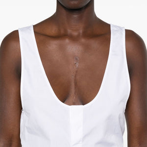 Saint Laurent semi-sheer Henley Tank Top