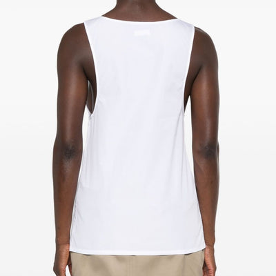 Saint Laurent semi-sheer Henley Tank Top