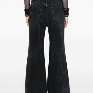 Givenchy Wide-leg denim cotton jeans