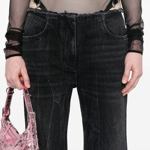 Givenchy Wide-leg denim cotton jeans
