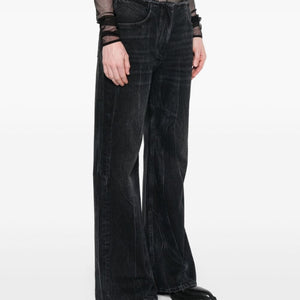 Givenchy Wide-leg denim cotton jeans