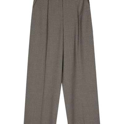 Alysi Wool blend wide-leg trousers