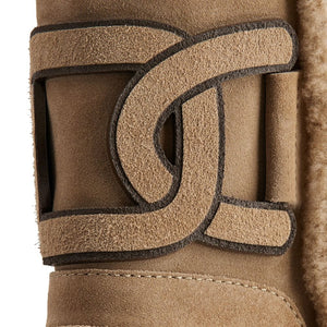 Tod's Kate suede and shearling ankle boots